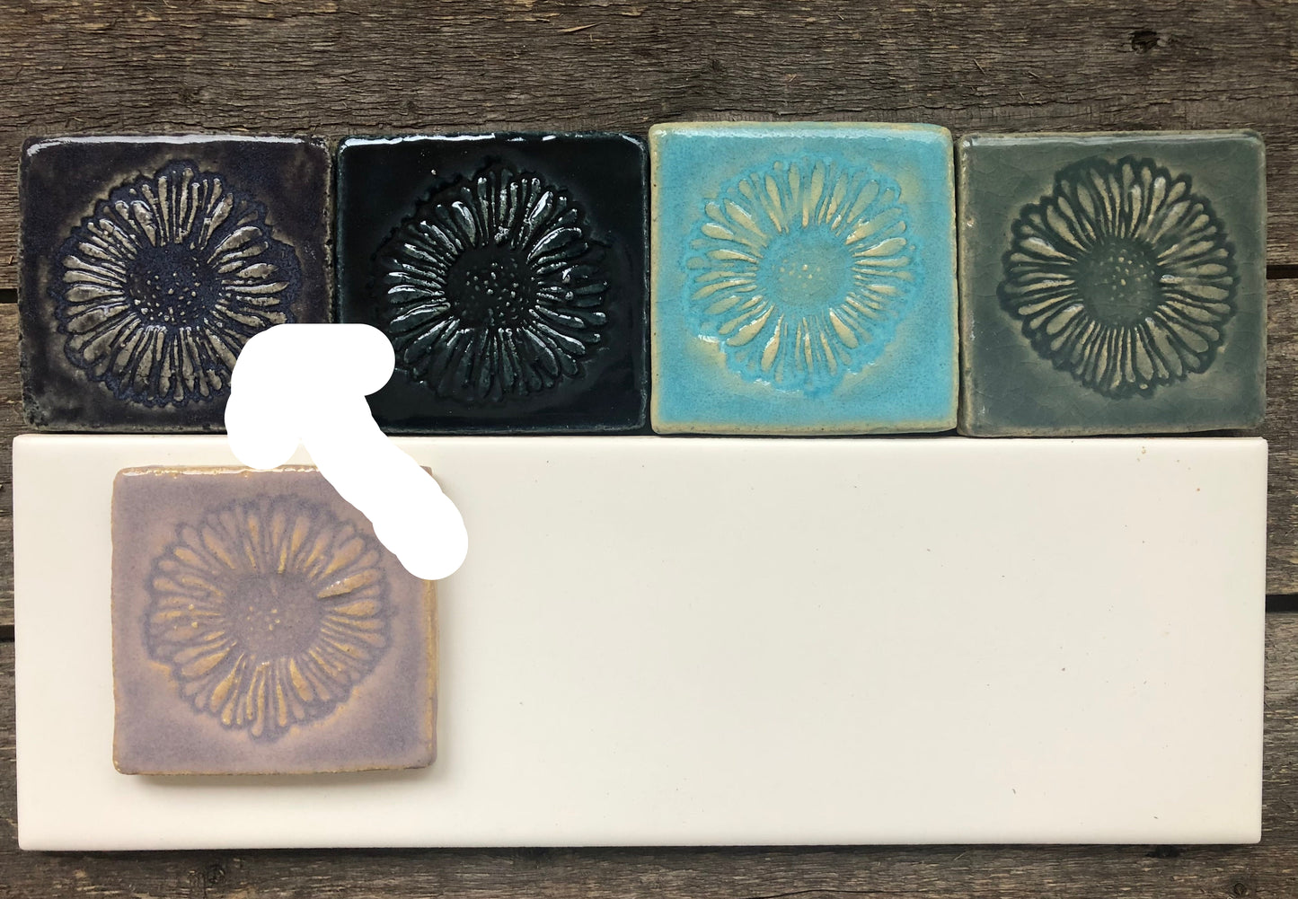Rain Storm Gloss Glaze Sample