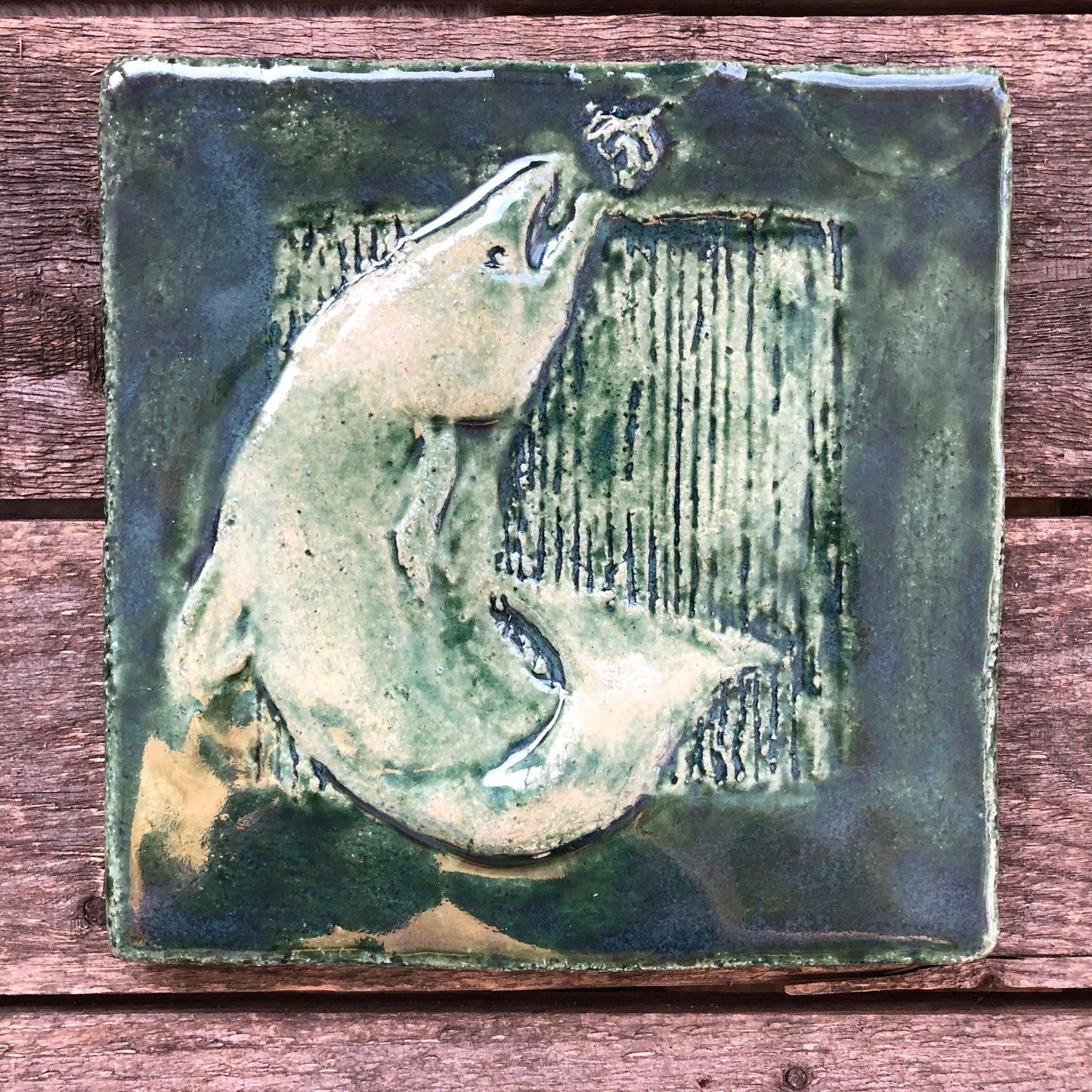 Mallard Green Gloss Glaze Sample