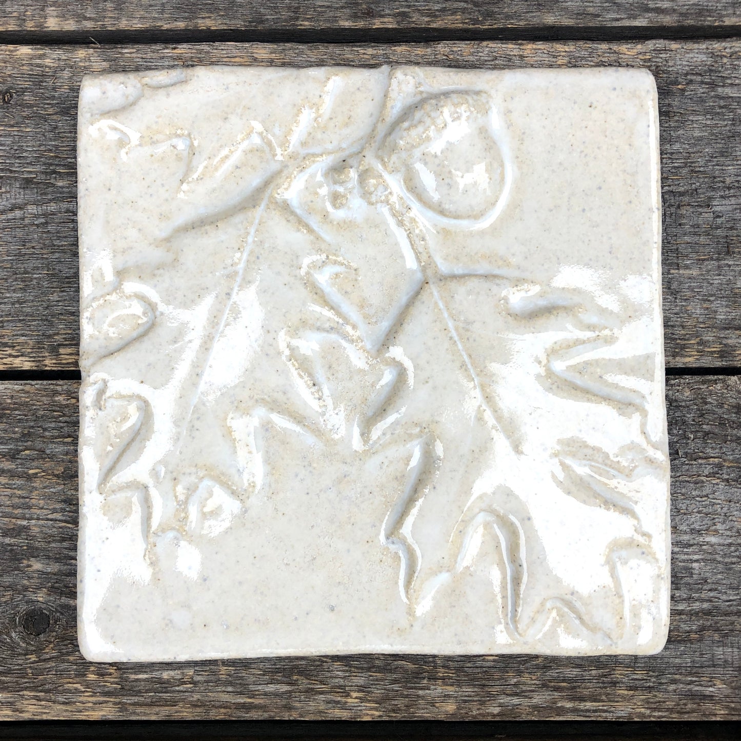 6"x 6" Pin Oak and Acorn