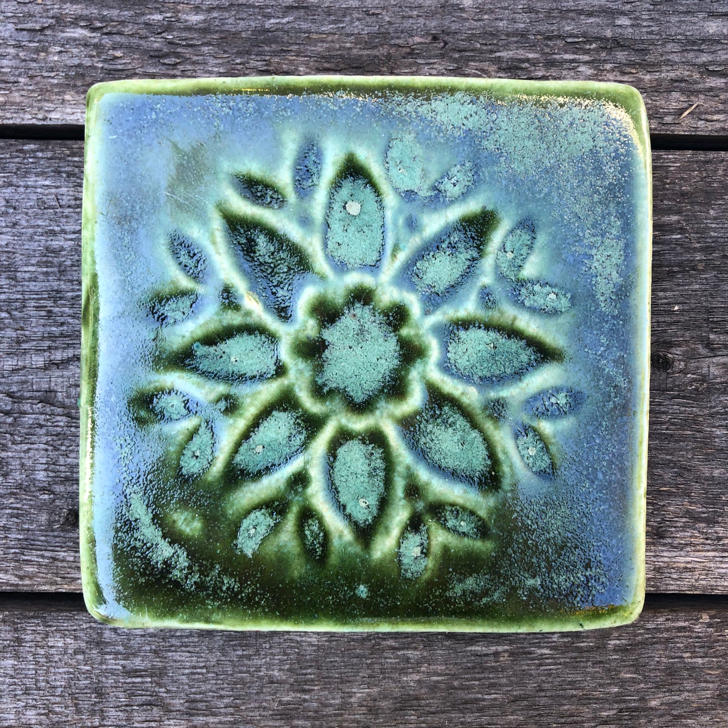 Mallard Green Gloss Glaze Sample