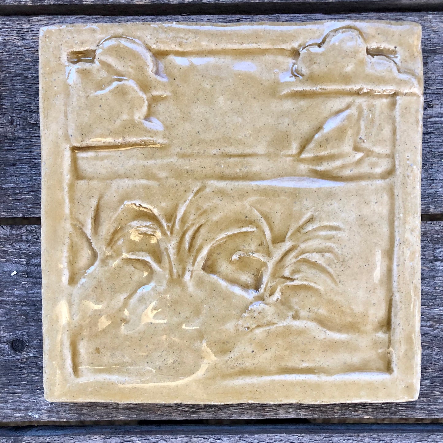 Hay Bale Gloss Glaze Sample