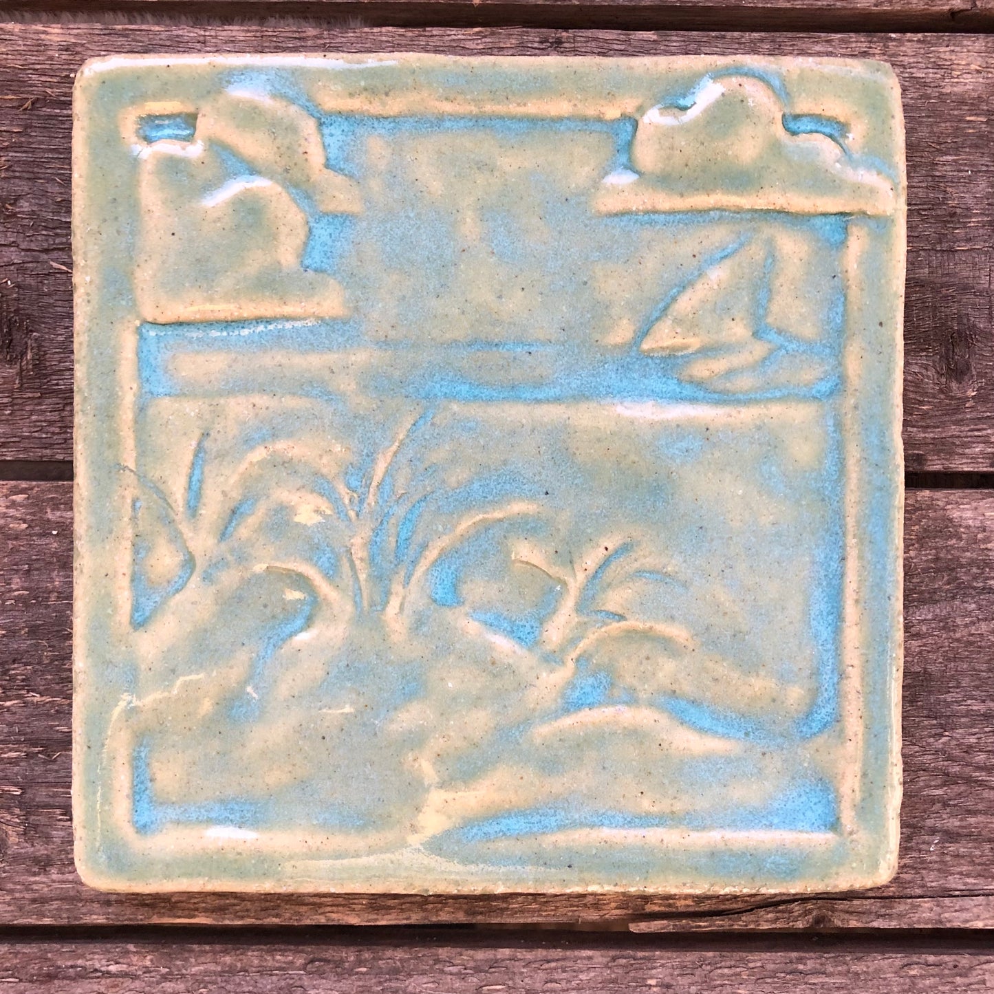 Bright Sky Gloss Glaze Sample