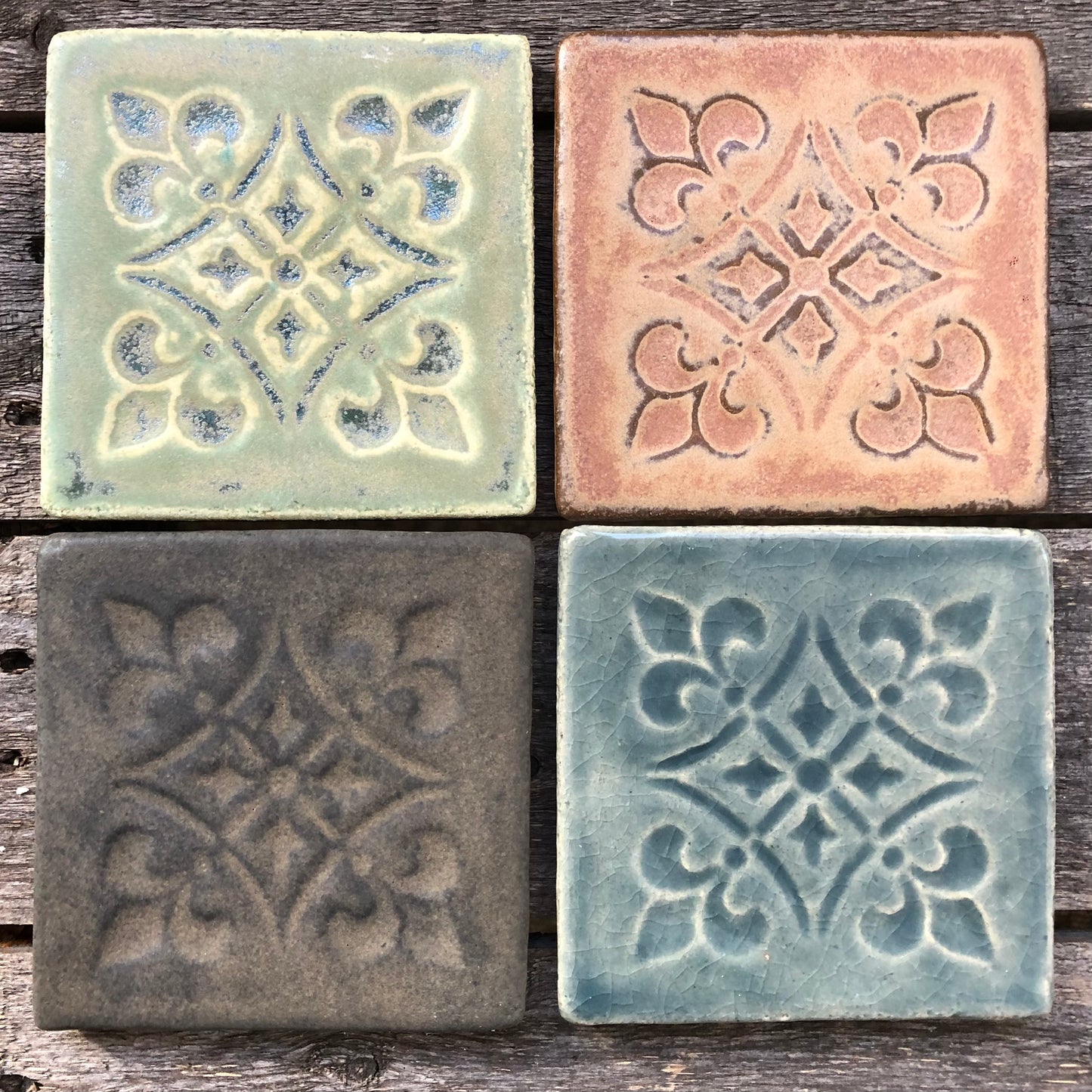 4”x 4” Cross And Fleur