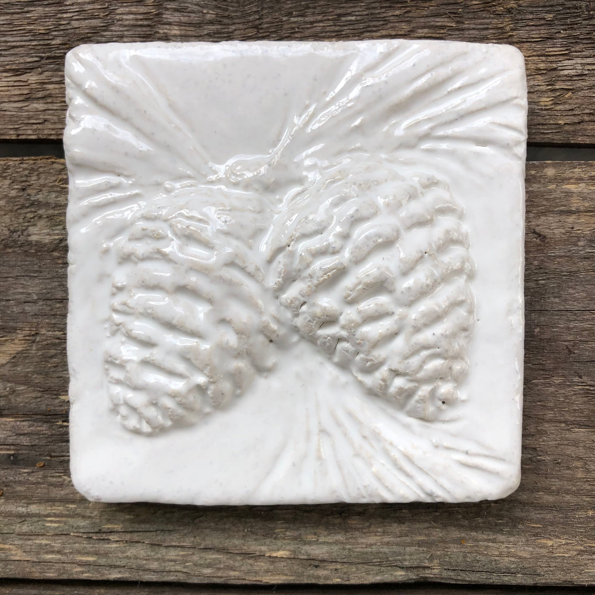 3” x 3” Double Pine Cones