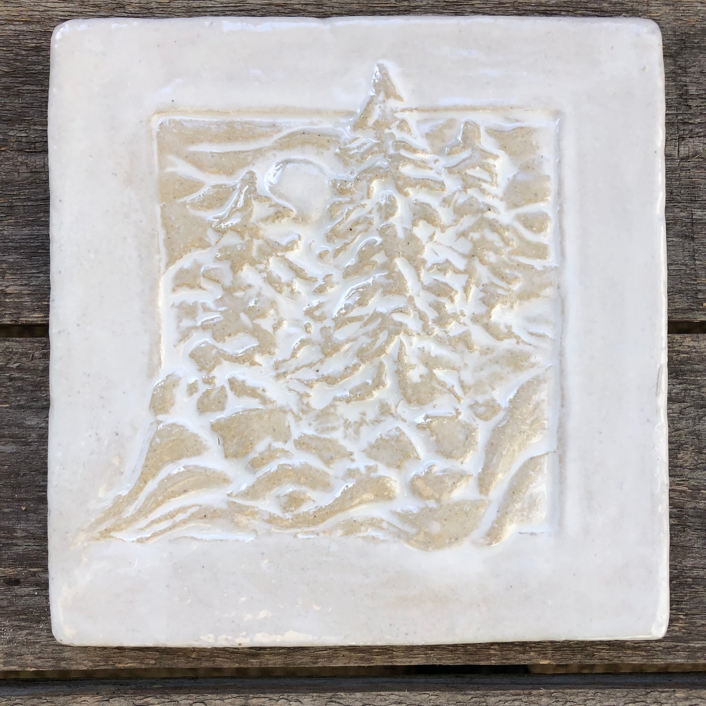 Pictured in "White Satin"