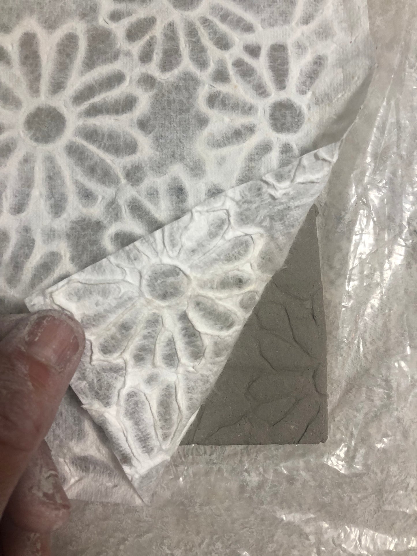 3"x 6" Embossed Daisy
