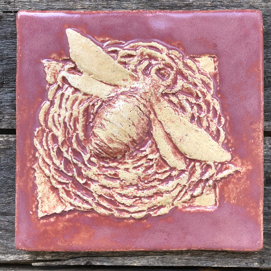 Apple Orchard Red Satin Glaze Sample