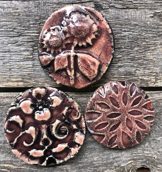 Rusticated Red Glaze Sample