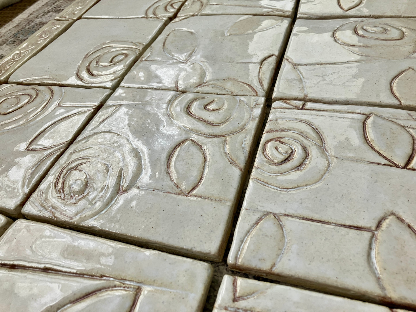 Range Backsplash Panel- Flowers