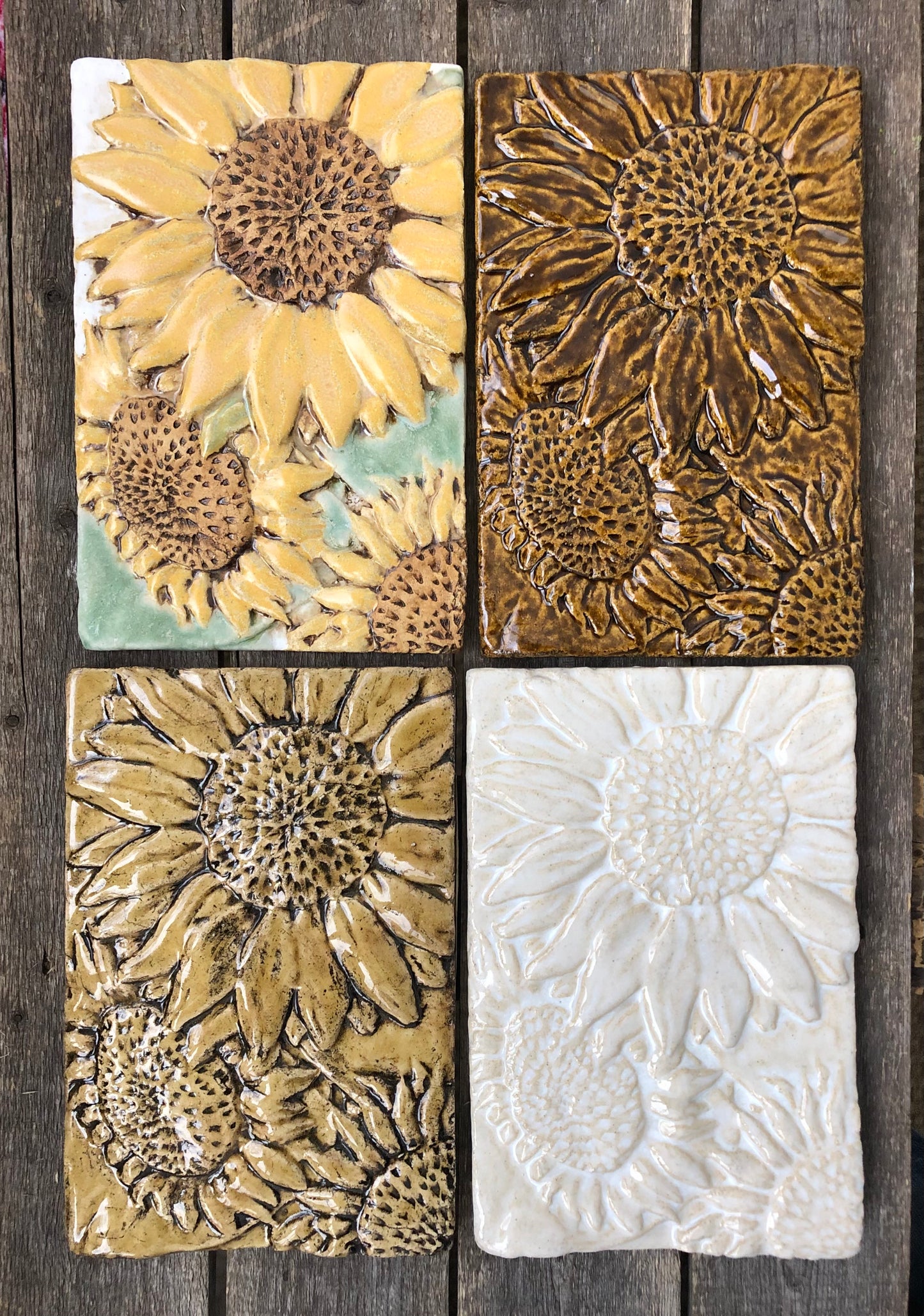 6” x 9” Sunflower Trio