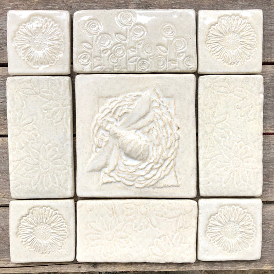 12"x12" Bee In The Flowers Set