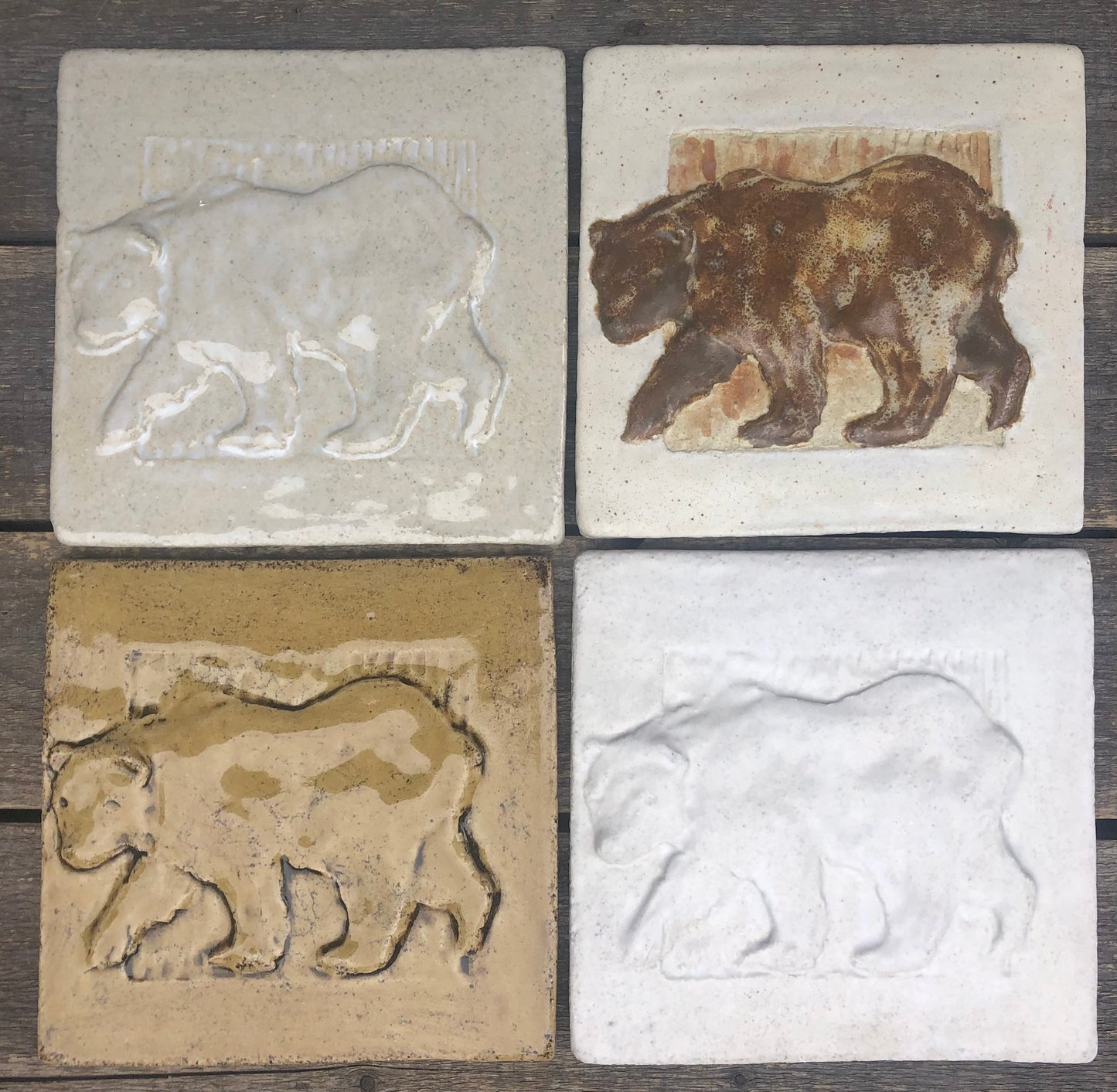 6”x 6” The Summer Bear