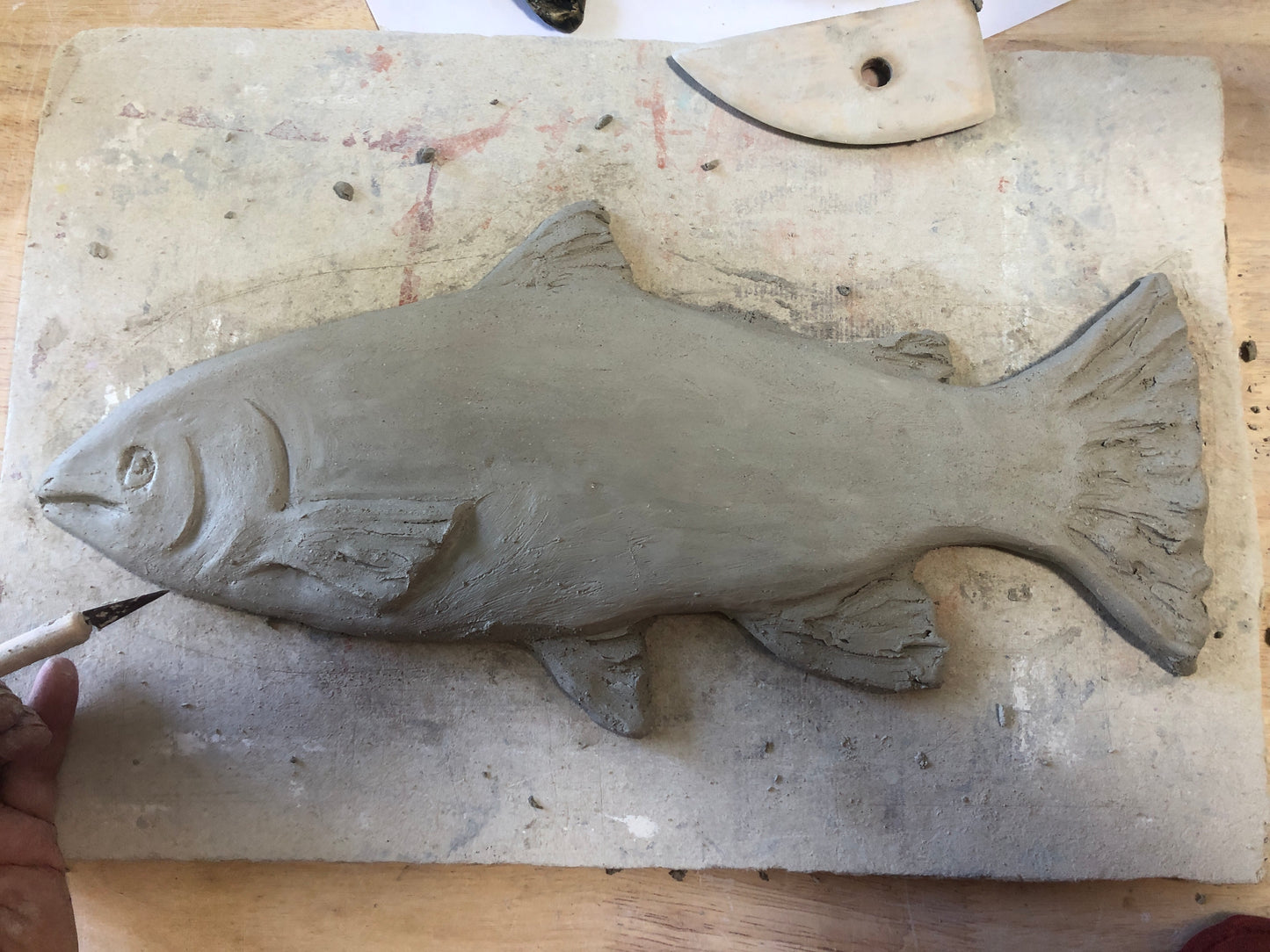 16” x 8” Brown Trout Sculpted Sign