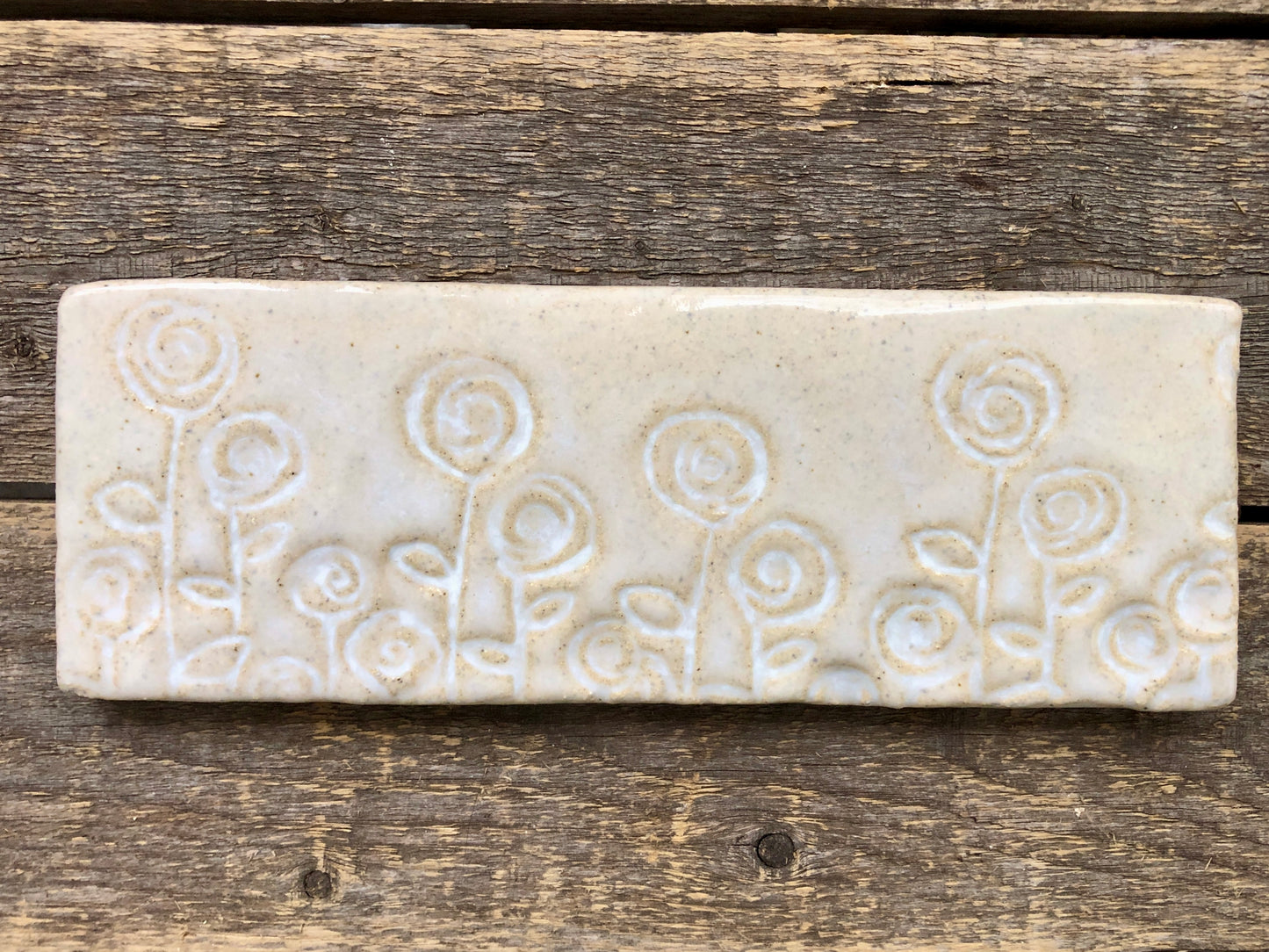 3”x 9” String Flower Tile