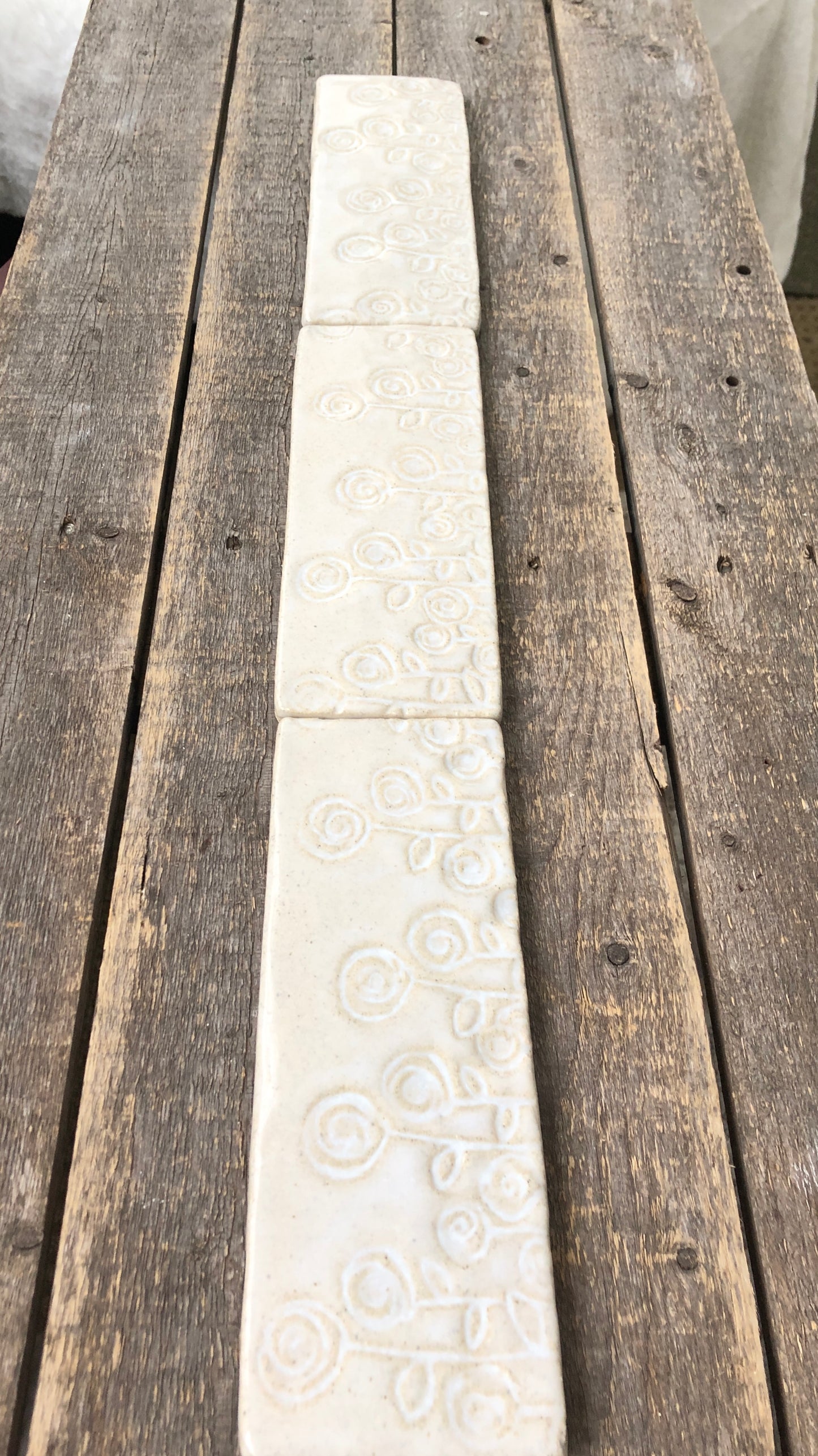 3”x 9” String Flower Tile