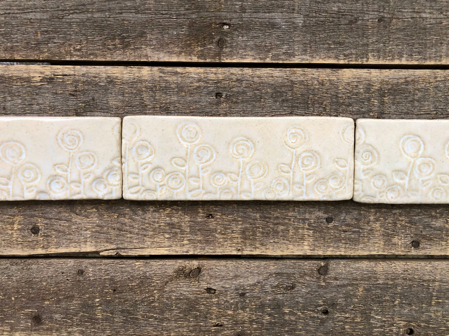 3”x 9” String Flower Tile