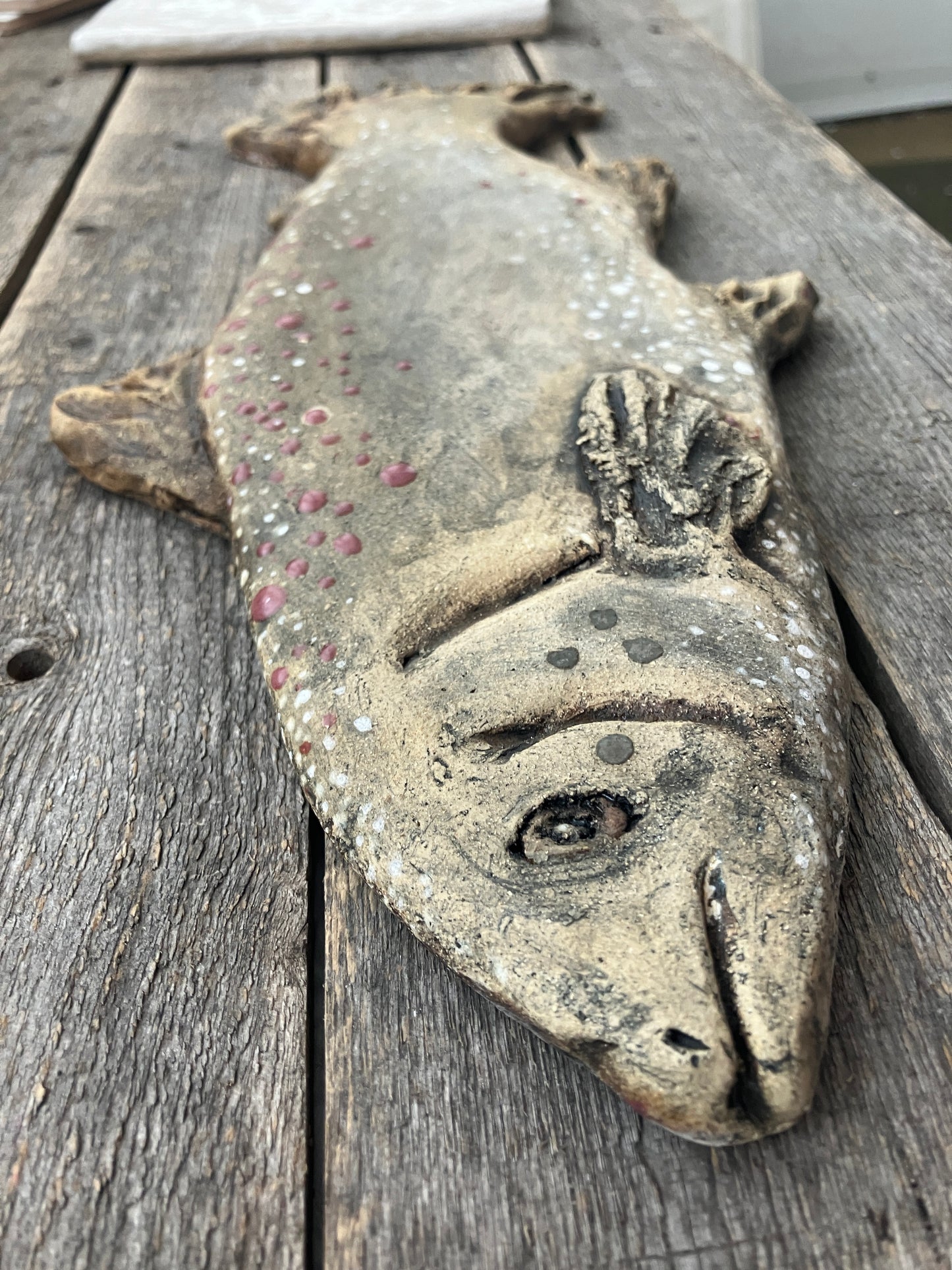 16” x 8” Brown Trout Sculpted Sign