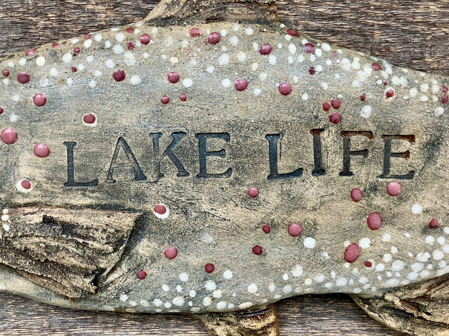 16” x 8” Brown Trout Sculpted Sign