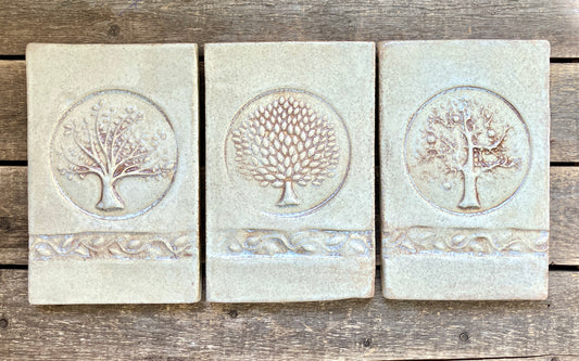 Apple Tree Handmade Tile Backsplash